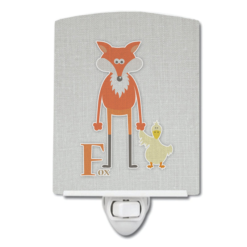 Alphabet F for Fox Ceramic Night Light BB5731CNL