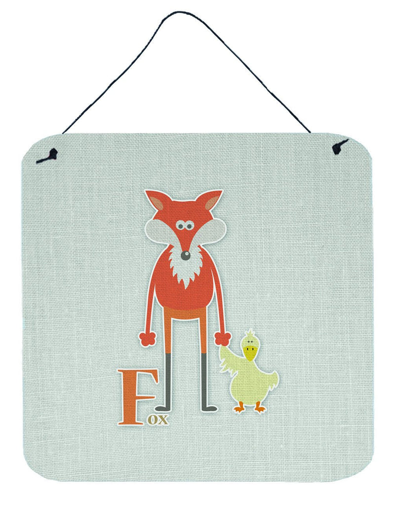 Alphabet F for Fox Wall or Door Hanging Prints BB5731DS66