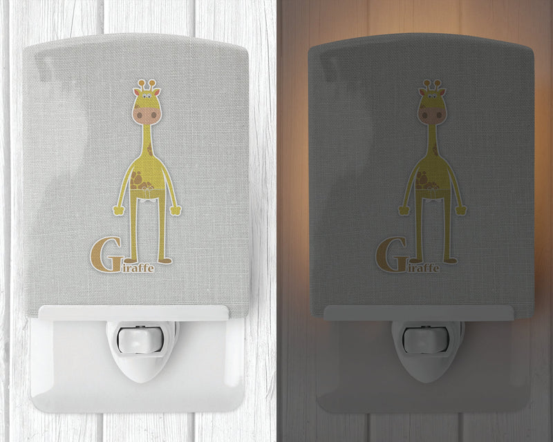 Alphabet G for Giraffe Ceramic Night Light BB5732CNL