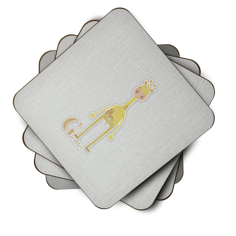 Alphabet G for Giraffe Foam Coaster  BB5732FC
