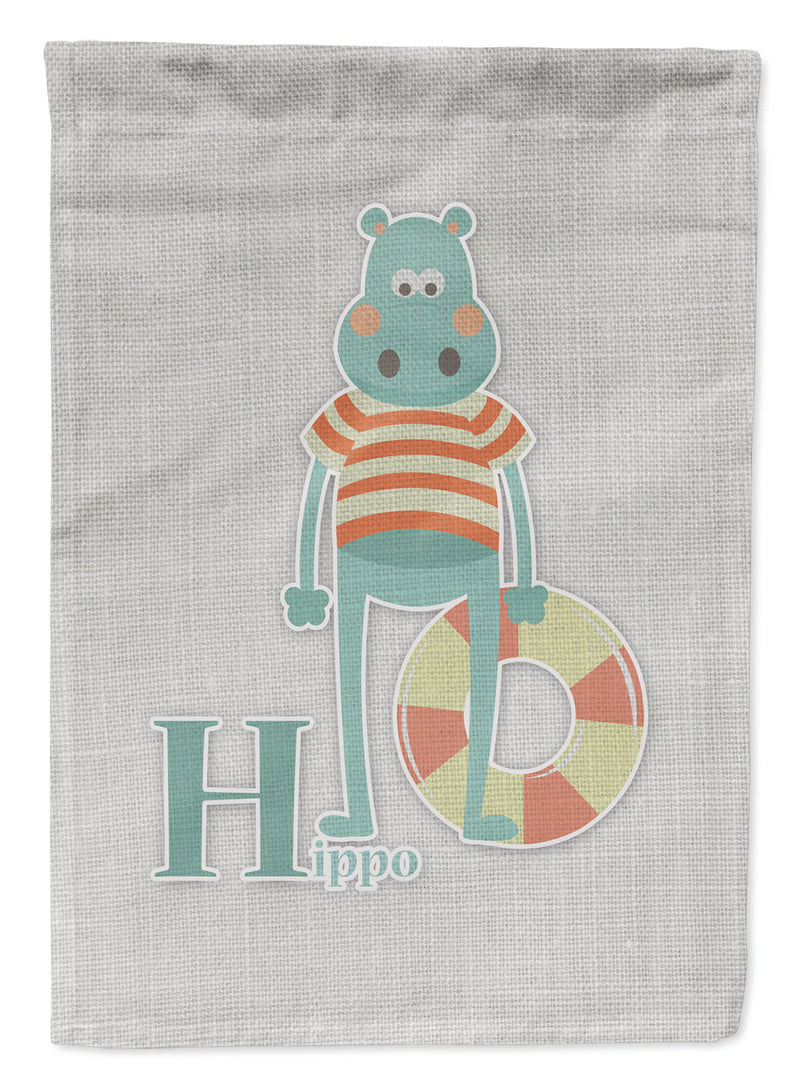 Alphabet H for Hippopotamus Flag Garden Size BB5733GF