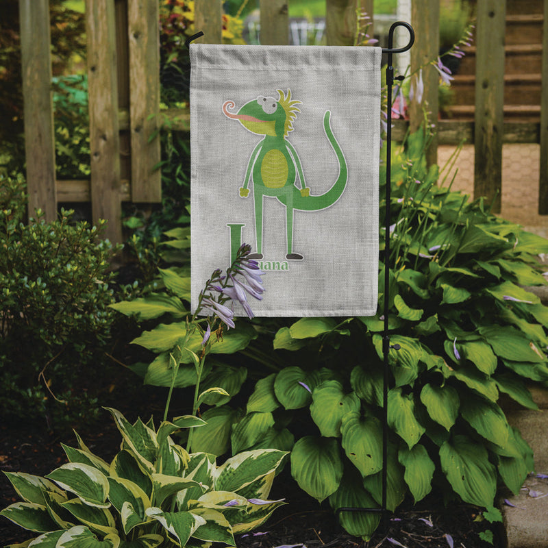 Alphabet I for Iguana Garden Flag - Outdoor Decorative Yard Flag BB5734GF