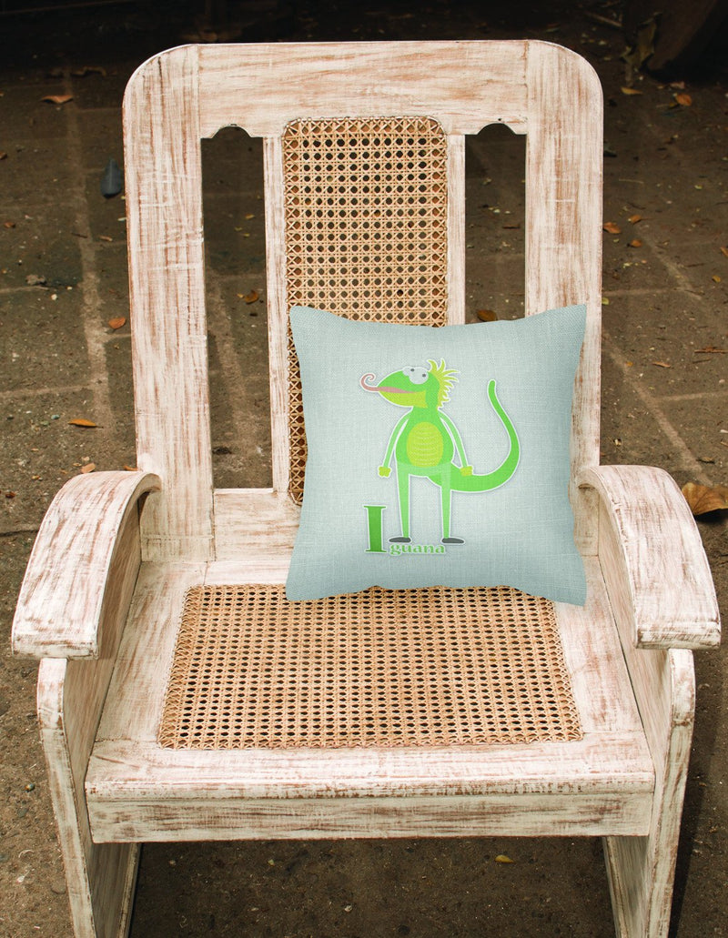 Alphabet I for Iguana Fabric Decorative Pillow BB5734PW1818