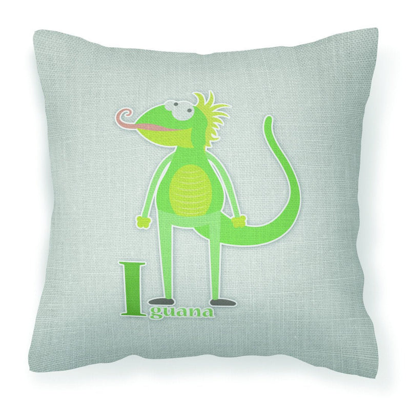 Alphabet I for Iguana Fabric Decorative Pillow BB5734PW1818