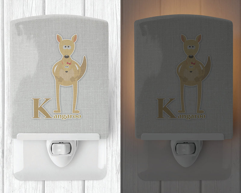 Alphabet K for Kangaroo Ceramic Night Light BB5736CNL