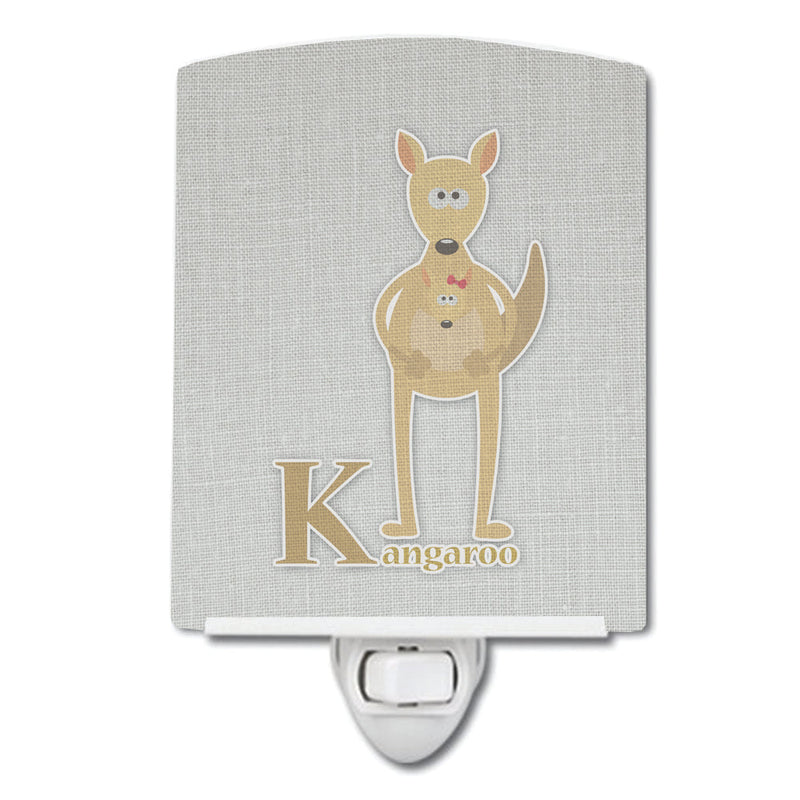 Alphabet K for Kangaroo Ceramic Night Light BB5736CNL