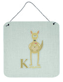 Alphabet K for Kangaroo Wall or Door Hanging Prints BB5736DS66