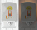 Alphabet L for Lion Ceramic Night Light BB5737CNL