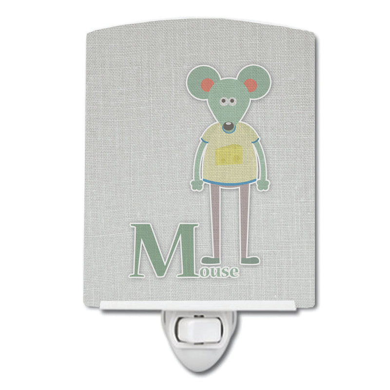 Alphabet M for Mouse Ceramic Night Light BB5738CNL