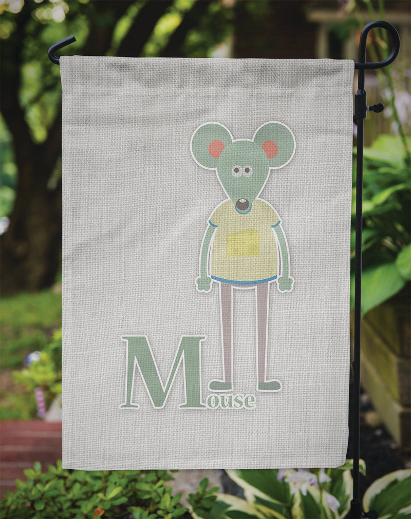 Alphabet M for Mouse Garden Flag - Outdoor Decorative Yard Flag BB5738GF
