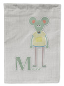 Alphabet M for Mouse Garden Flag - Outdoor Decorative Yard Flag BB5738GF
