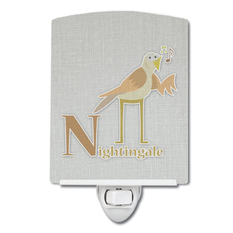 Alphabet N for Nightingale Ceramic Night Light BB5739CNL