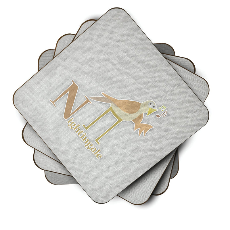 Alphabet N for Nightingale Foam Coaster  BB5739FC