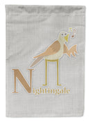 Alphabet N for Nightingale Garden Flag - Outdoor Decorative Yard Flag BB5739GF