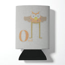 Alphabet O for Owl Can or Bottle Hugger BB5740CC