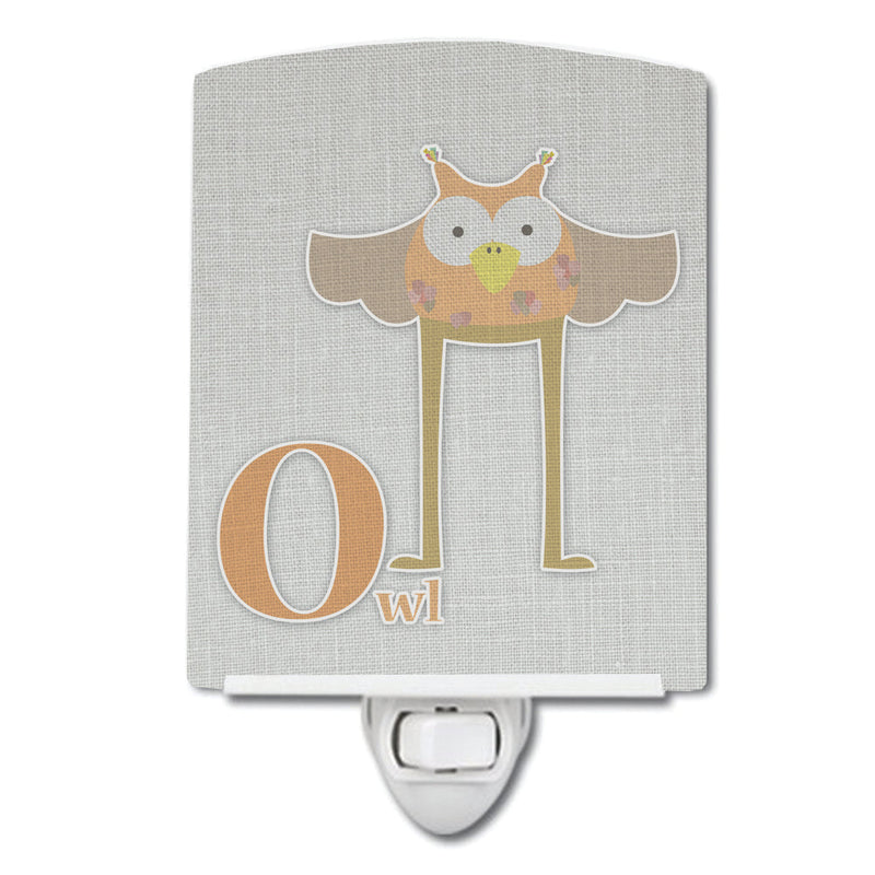 Alphabet O for Owl Ceramic Night Light BB5740CNL