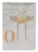 Alphabet O for Owl Garden Flag - Outdoor Decorative Yard Flag BB5740GF