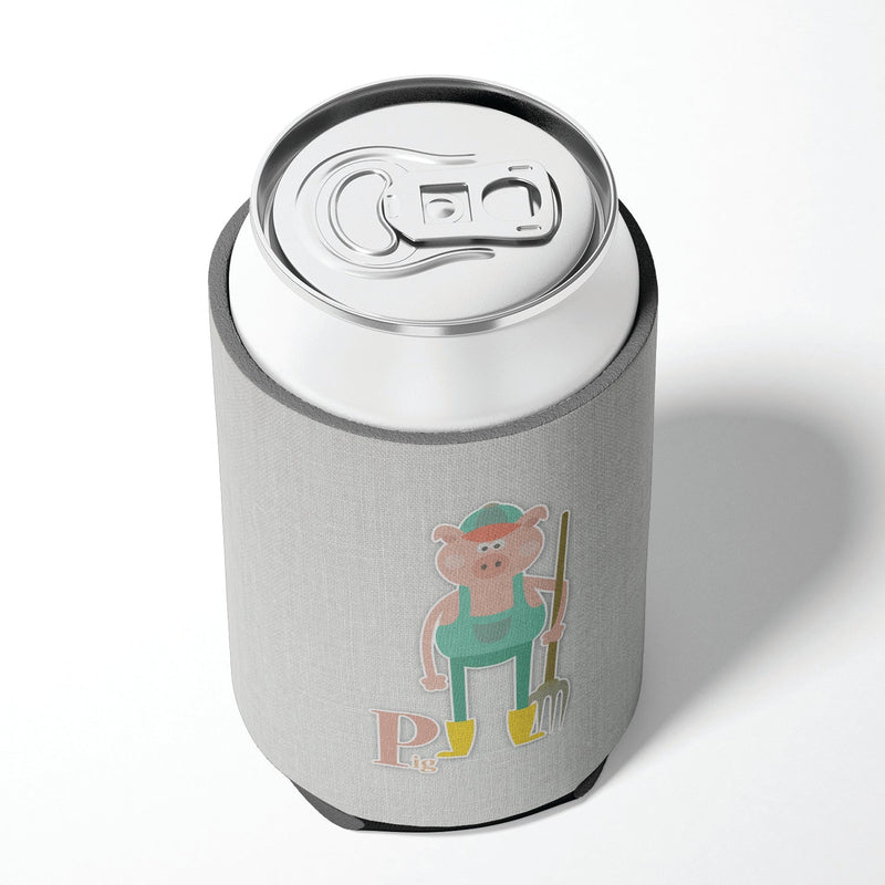 Alphabet P for Pig Can or Bottle Hugger BB5741CC
