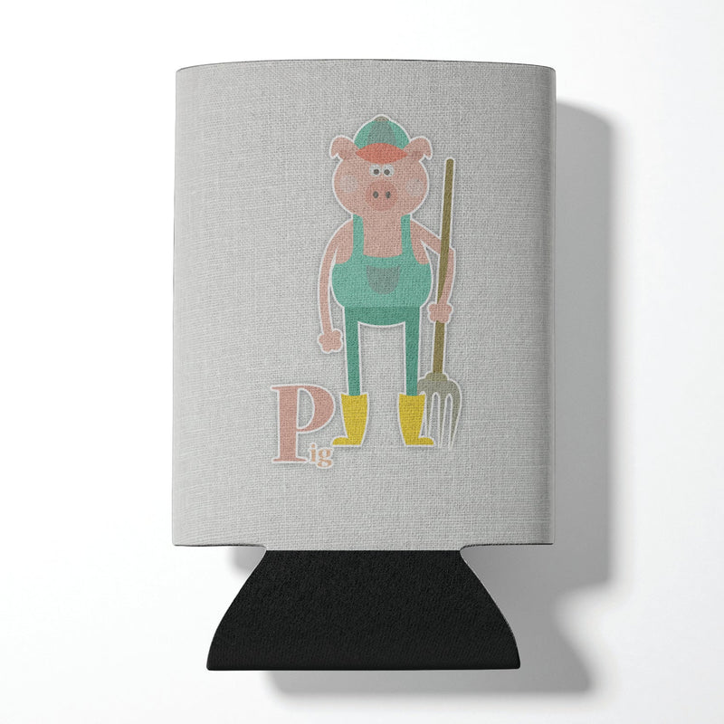 Alphabet P for Pig Can or Bottle Hugger BB5741CC