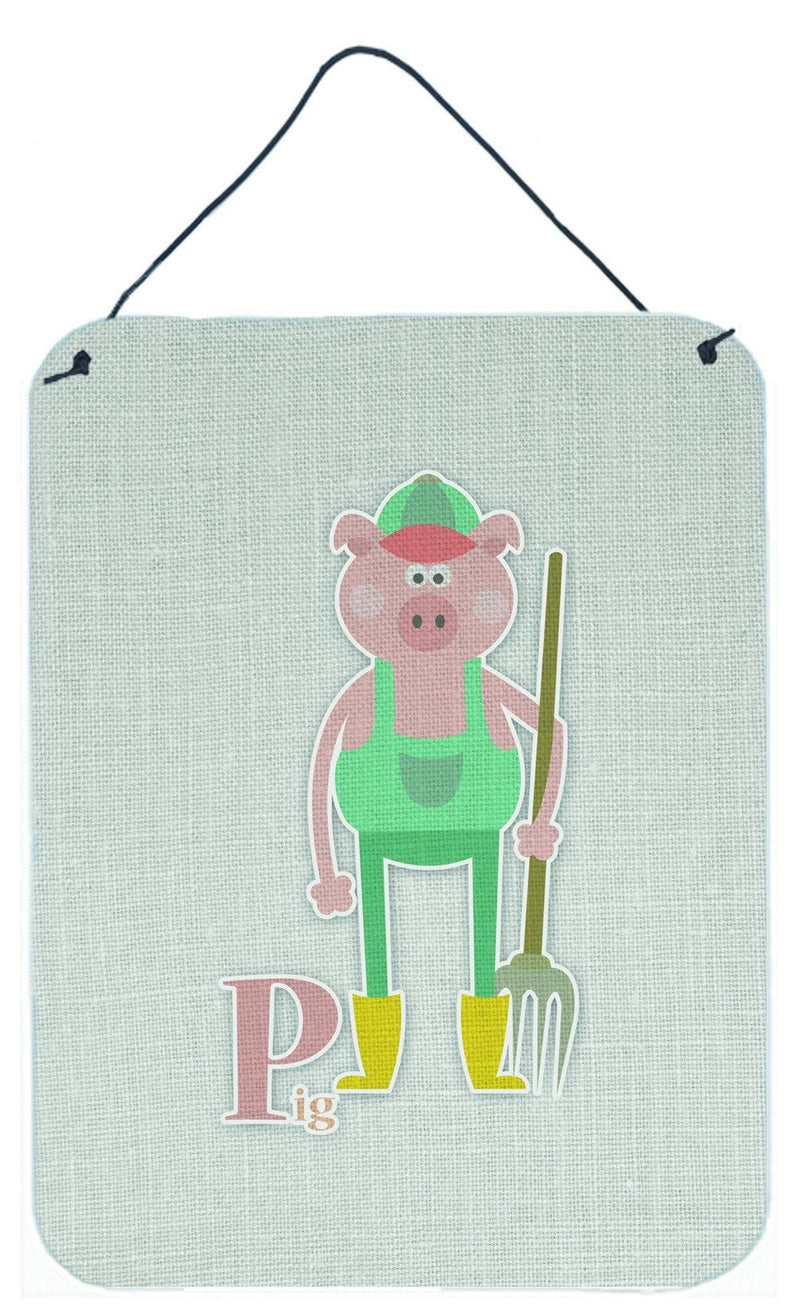 Alphabet P for Pig Wall or Door Hanging Prints BB5741DS1216