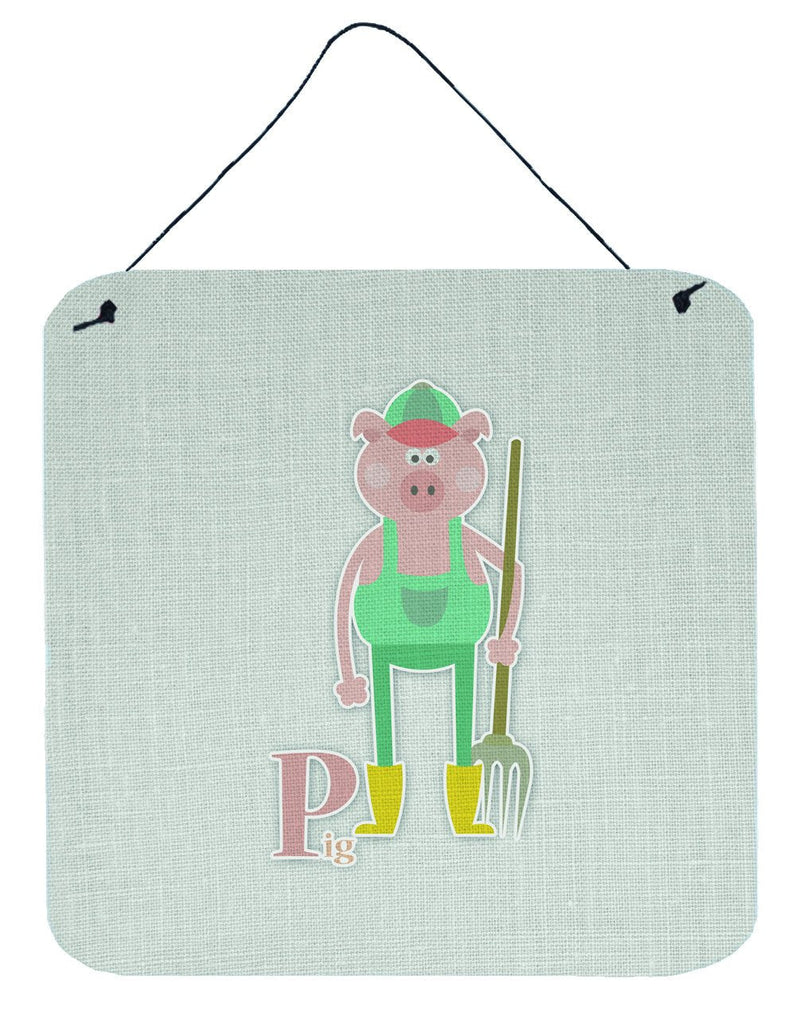 Alphabet P for Pig Wall or Door Hanging Prints BB5741DS66