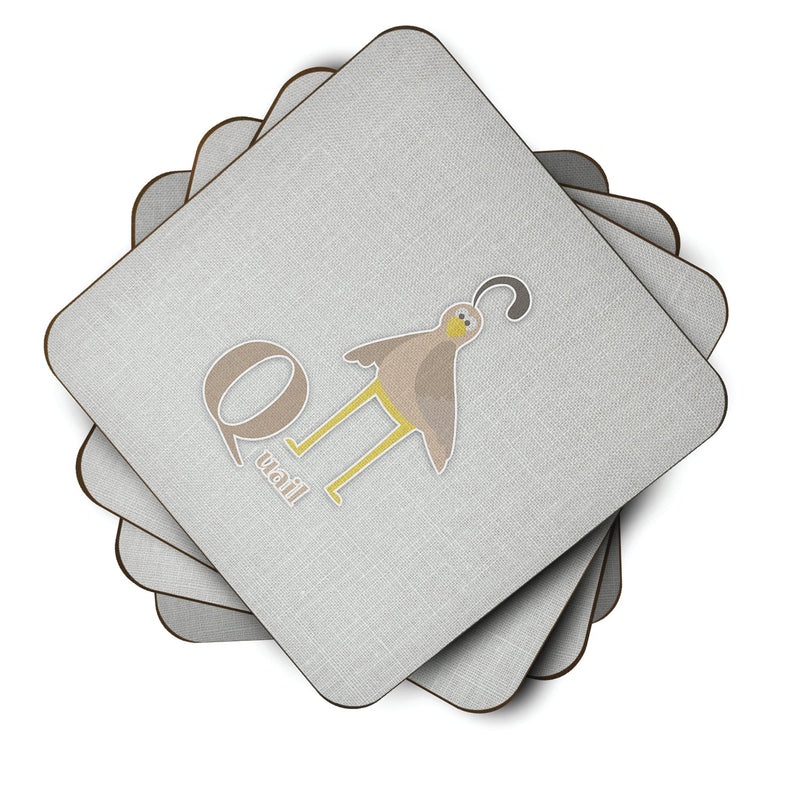 Alphabet Q for Quail Foam Coaster  BB5742FC
