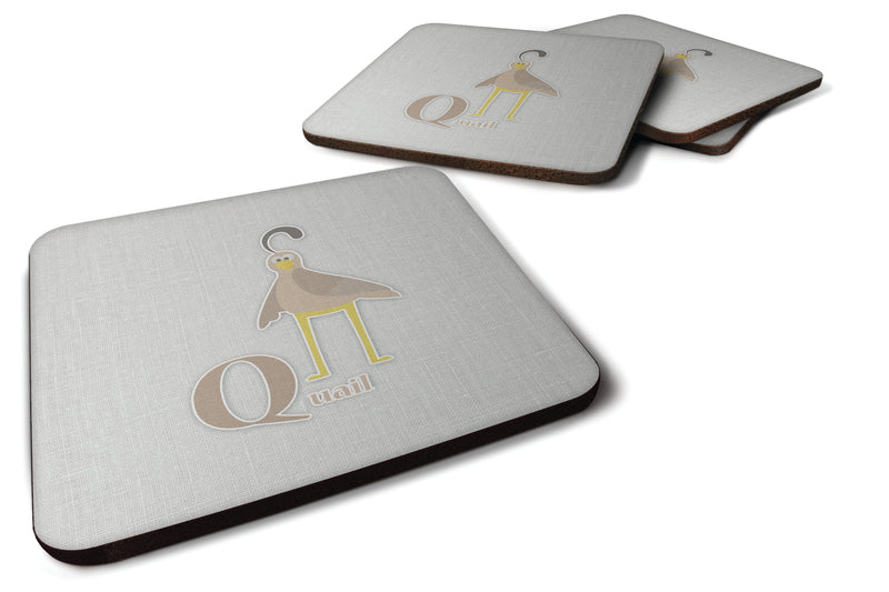 Alphabet Q for Quail Foam Coaster  BB5742FC