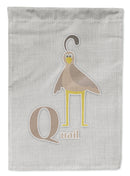 Alphabet Q for Quail Garden Flag - Outdoor Decorative Yard Flag BB5742GF