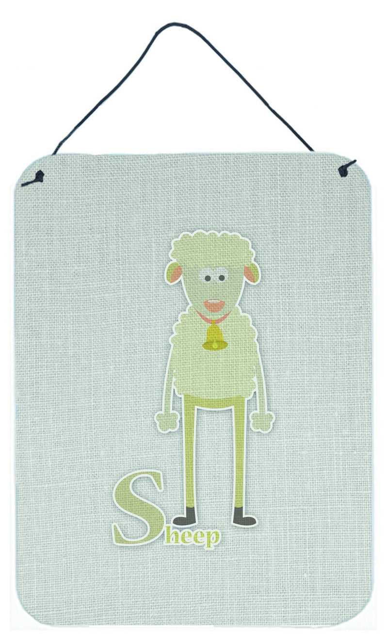 Alphabet S for Sheep Wall or Door Hanging Prints BB5744DS1216
