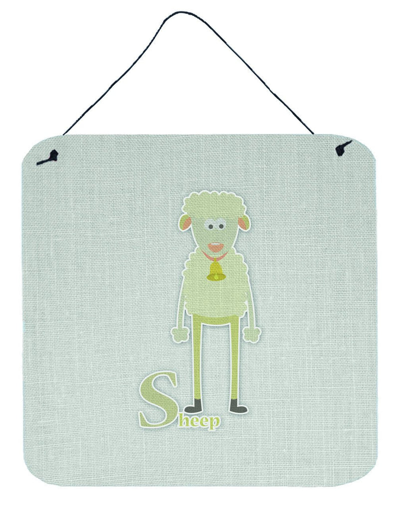 Alphabet S for Sheep Wall or Door Hanging Prints BB5744DS66