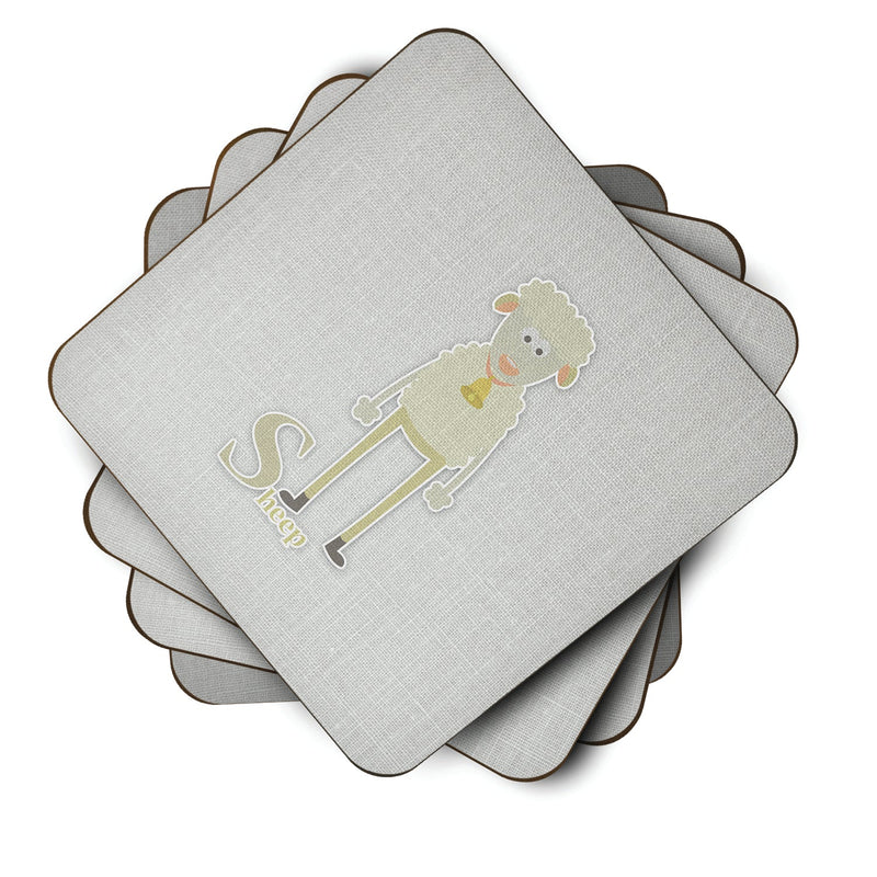 Alphabet S for Sheep Foam Coaster  BB5744FC