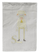 Alphabet S for Sheep Garden Flag - Outdoor Decorative Yard Flag BB5744GF
