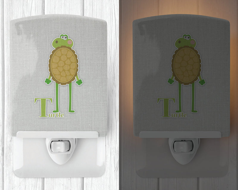 Alphabet T for Turtle Ceramic Night Light BB5745CNL