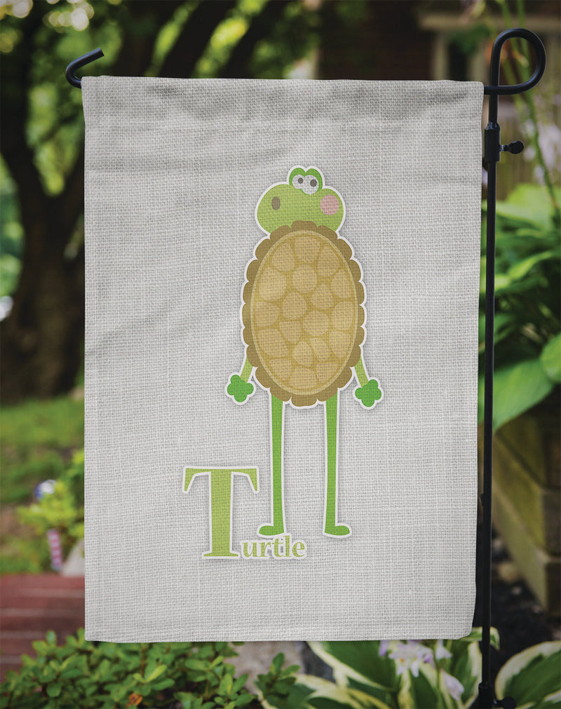 Alphabet T for Turtle Garden Flag - Outdoor Decorative Yard Flag BB5745GF