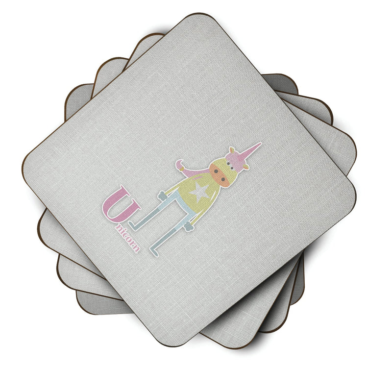 Alphabet U for Unicorn Foam Coaster  BB5746FC