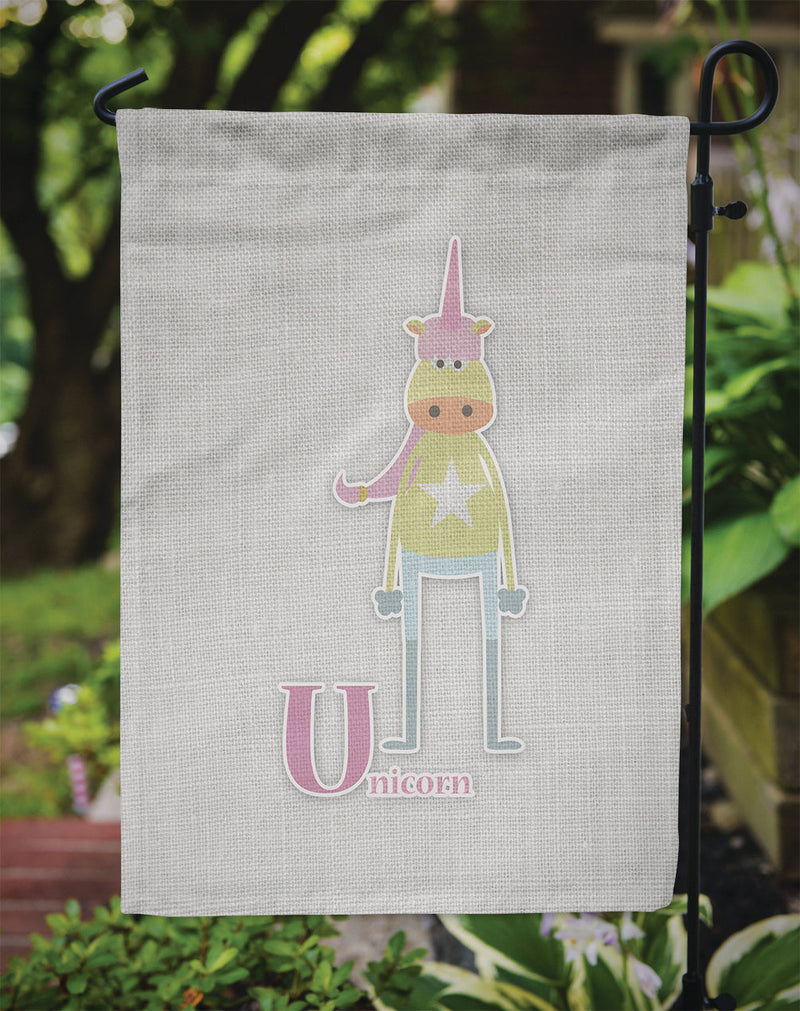 Alphabet U for Unicorn Flag Garden Size BB5746GF