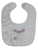 Alphabet V for Vampire Bat Baby Bib BB5747BIB