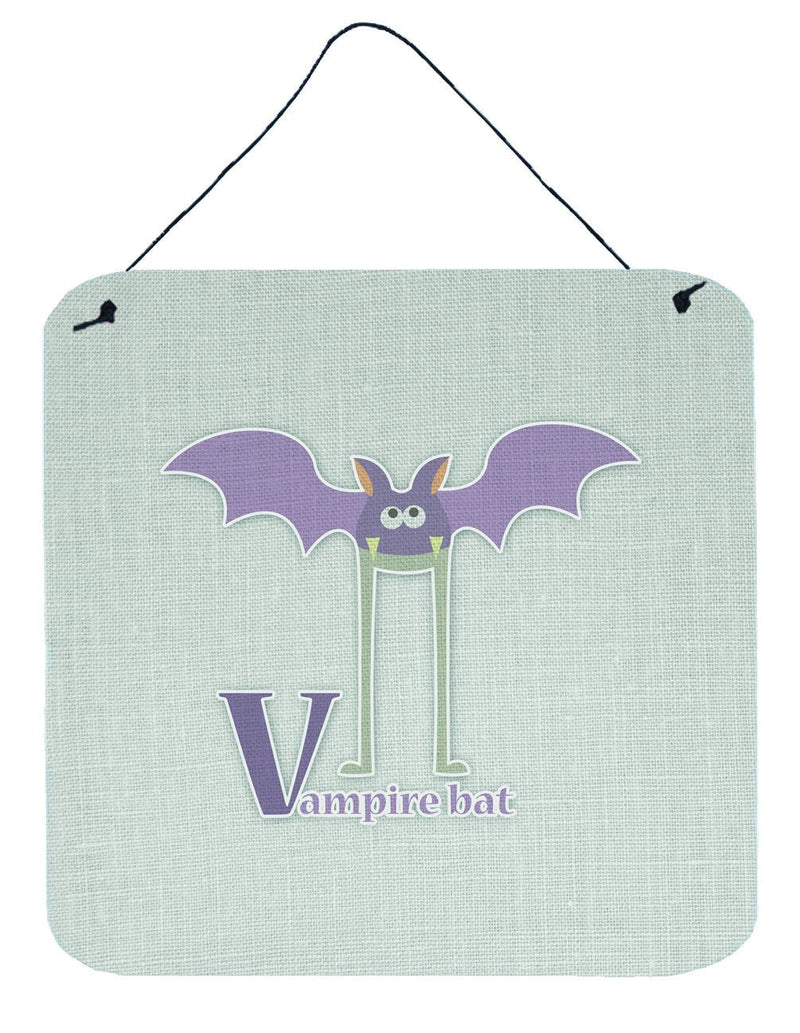 Alphabet V for Vampire Bat Wall or Door Hanging Prints BB5747DS66