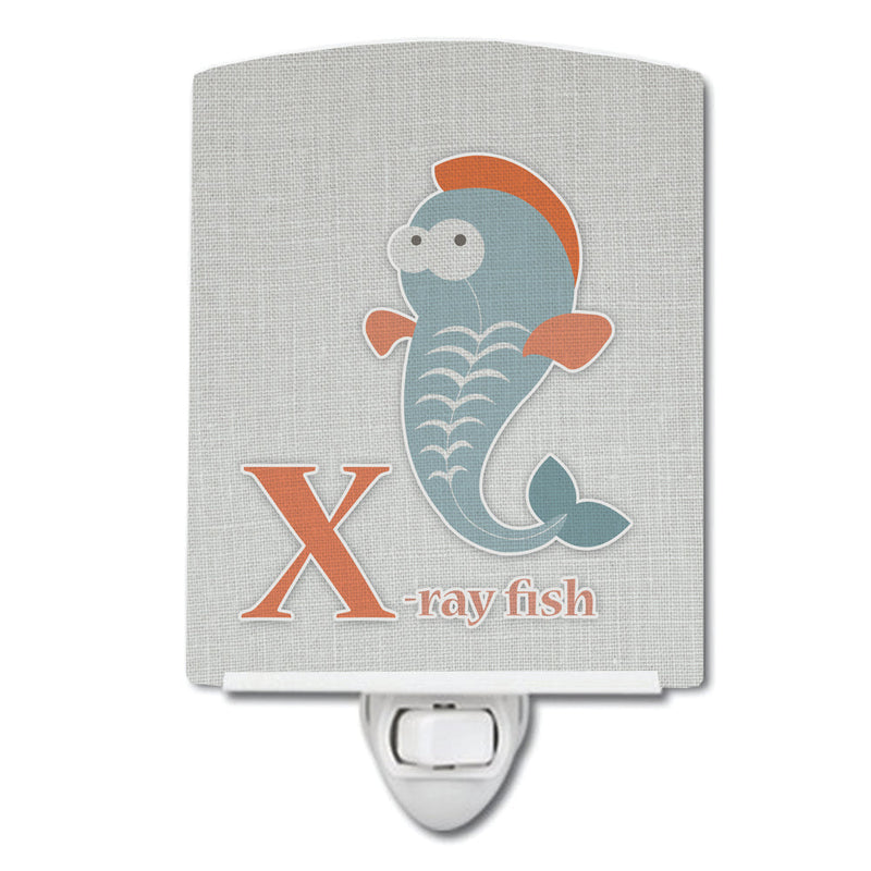 Alphabet X for Xray Fish Ceramic Night Light BB5749CNL