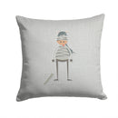 Alphabet Z for Zebra Throw Pillow - 14x14 Decorative Pillow – Art for Your Home & Patio BB5751PW1414