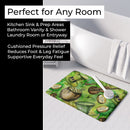 Luck of the Irish Memory Foam Kitchen Mat Machine Washable Anti-Fatigue Cushion Comfort Bath or Kitchen Rug