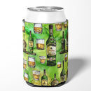 Irish Whiskey Can or Bottle Hugger Cooler Sleeve for Standard 12 oz Cans, Insulated Foam Beer & Soda Can Hugger Reusable