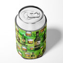 Irish Whiskey Can or Bottle Hugger Cooler Sleeve for Standard 12 oz Cans, Insulated Foam Beer & Soda Can Hugger Reusable