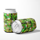 Irish Whiskey Can or Bottle Hugger Cooler Sleeve for Standard 12 oz Cans, Insulated Foam Beer & Soda Can Hugger Reusable