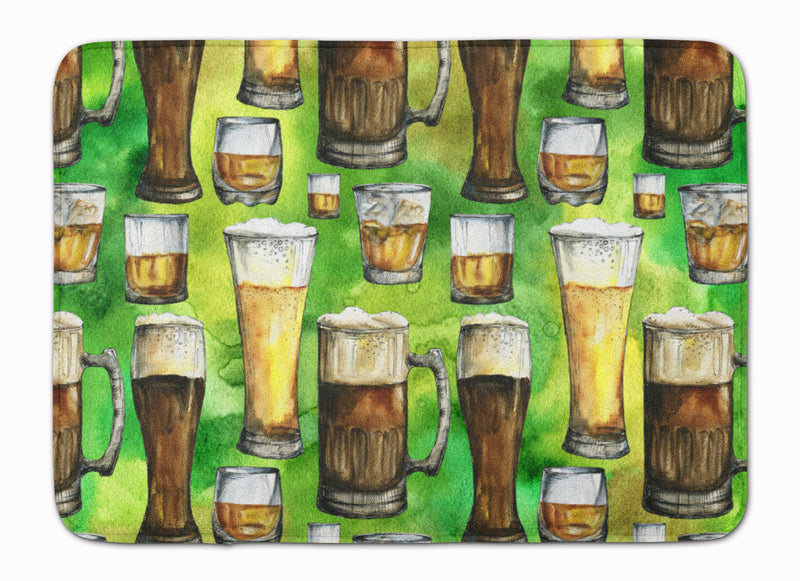 Irish Beers Machine Washable Memory Foam Mat BB5758RUG