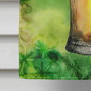 Irish Beer Tall House Flag 28x40 Porch Sleeve Pole Decorative Outside Yard Banner Artwork Wall Hanging, Polyester