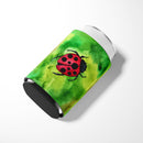 Irish Lady Bug Can or Bottle Hugger Cooler Sleeve for Standard 12 oz Cans, Insulated Foam Beer & Soda Can Hugger Reusable