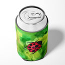 Irish Lady Bug Can or Bottle Hugger Cooler Sleeve for Standard 12 oz Cans, Insulated Foam Beer & Soda Can Hugger Reusable