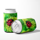Irish Lady Bug Can or Bottle Hugger Cooler Sleeve for Standard 12 oz Cans, Insulated Foam Beer & Soda Can Hugger Reusable