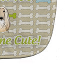 Too Cute Afghan Hound Baby Bib Easy-Clean Baby Bib Baby Feeding Accessory Baby Mealtime Essential, 10 x 13, Multicolor